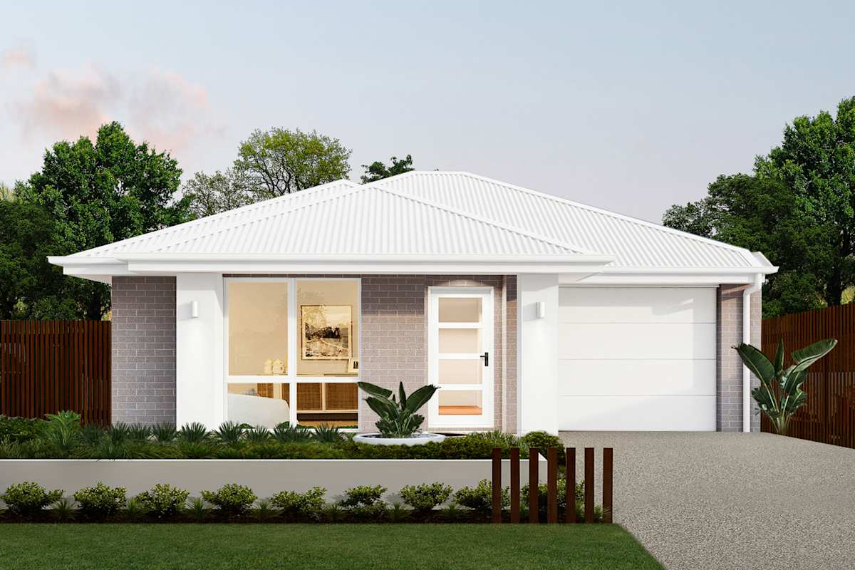 Breeze Three house design with Abode facade in Contempo Modern style