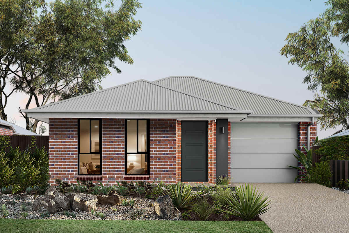 Breeze Three house design with Classic facade in Urban Industrial style