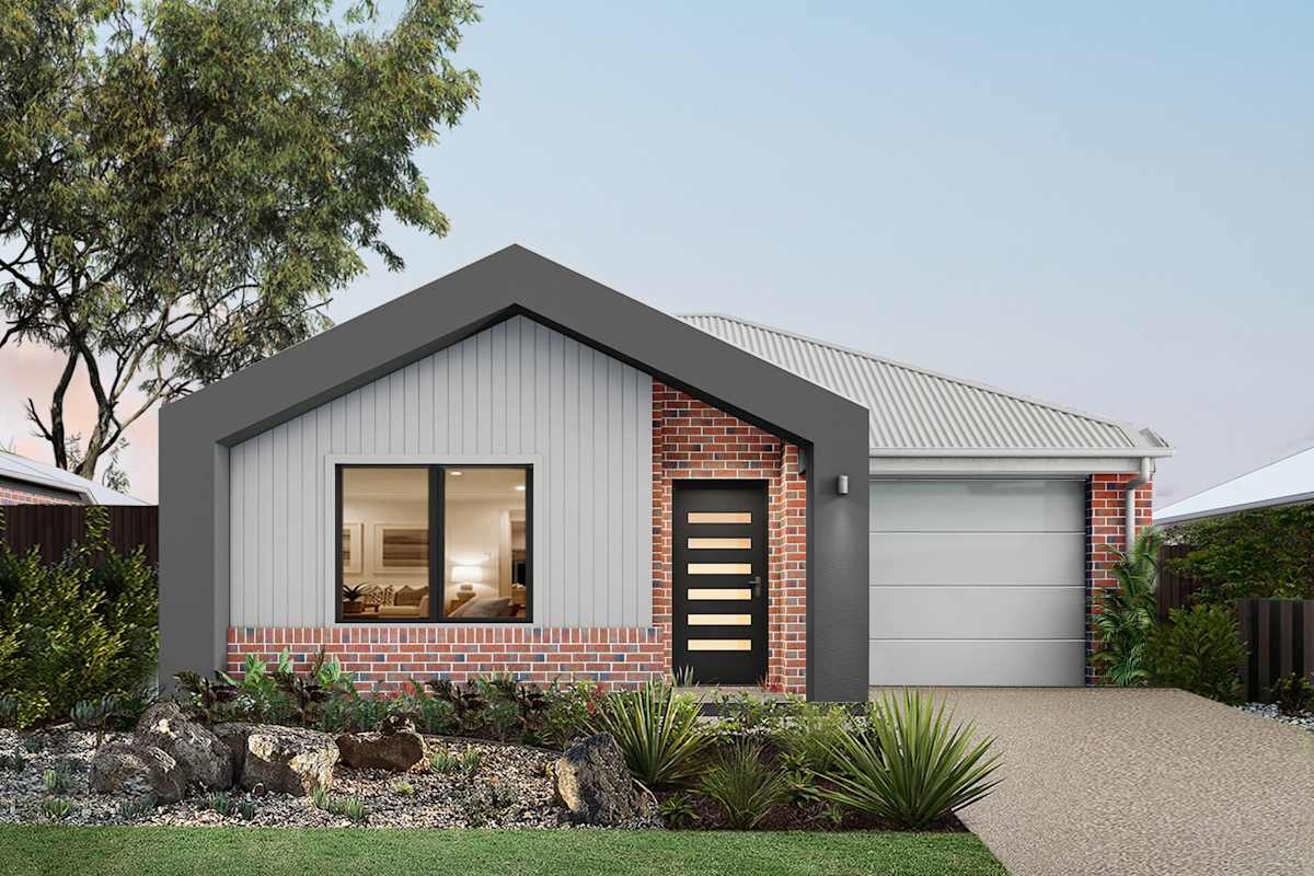 Breeze Three house design with Freedom facade in Urban Industrial style