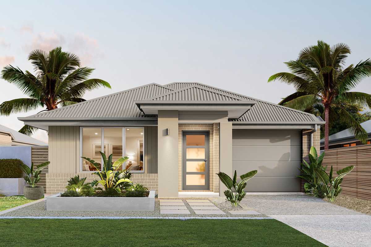 Breeze Three house design with Haven facade in Global Fusion style
