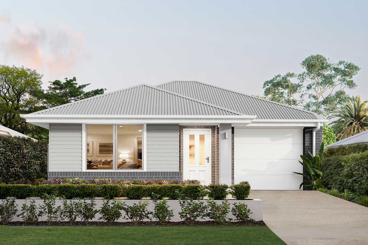 Breeze Three house design with Sanctuary facade in Classic Hamptons style
