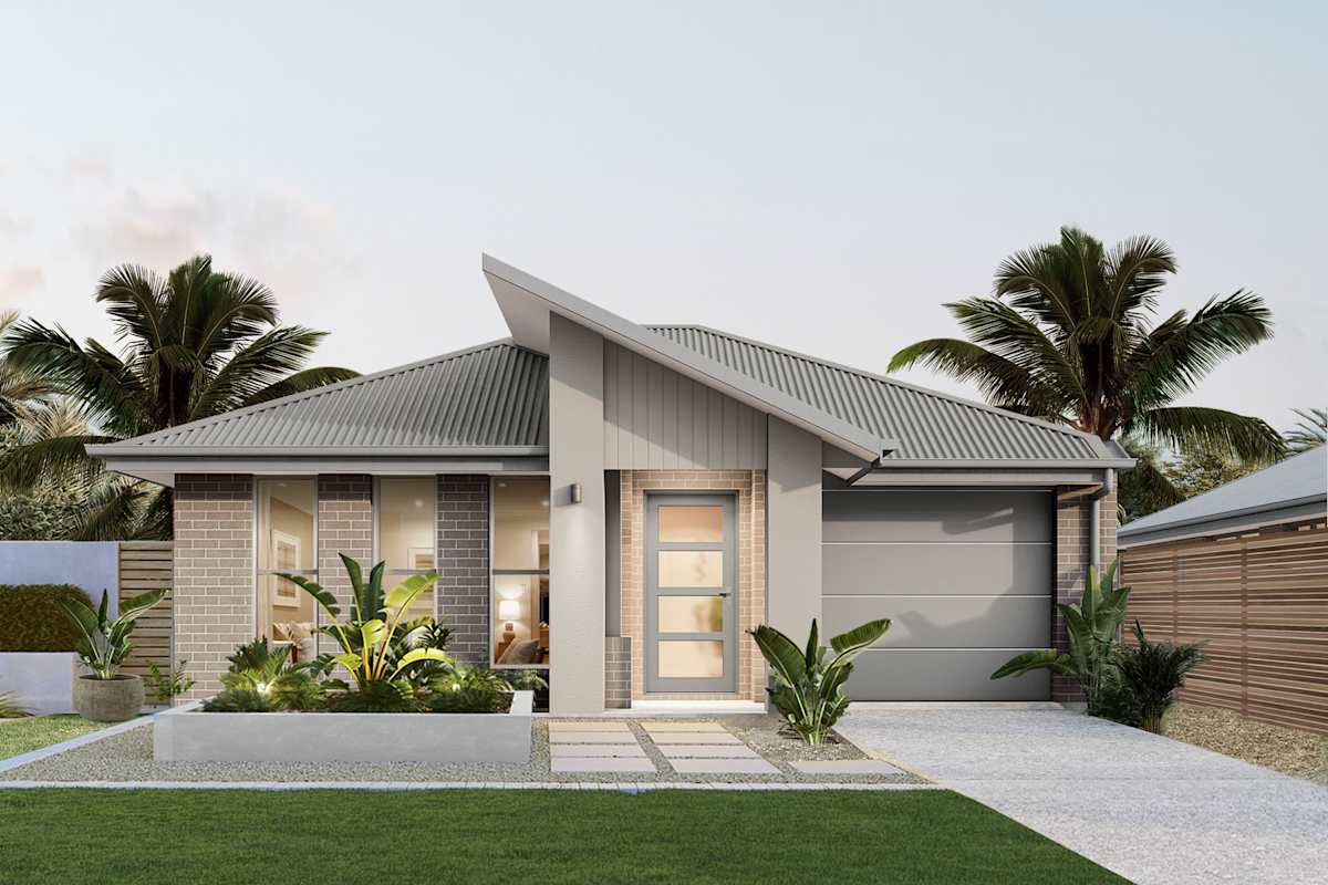 Brisk One house design with Escape facade in Global Fusion style