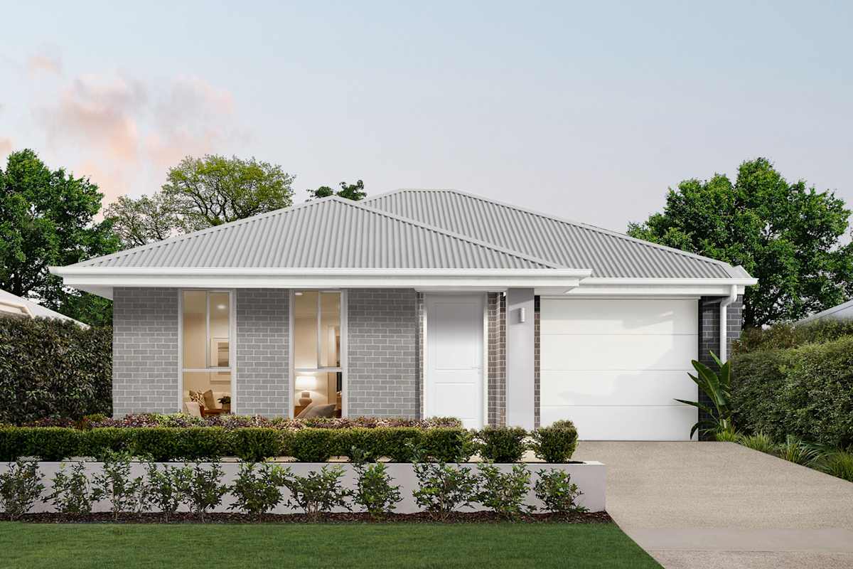 Brisk Two house design with Classic facade in Classic Hamptons style