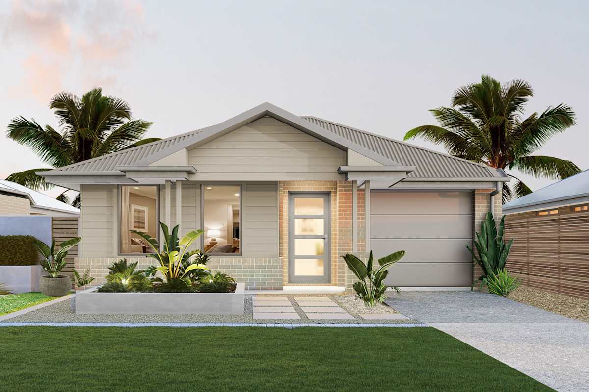 Brisk Two house design with Oasis facade in Global Fusion style