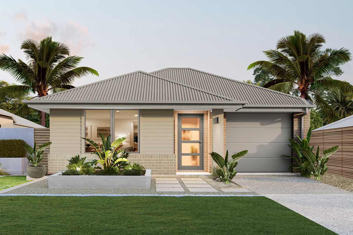Brisk Two house design with Sanctuary facade in Global Fusion style