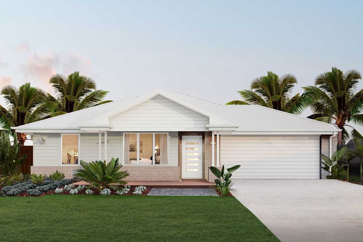 Aspire Four house design with Oasis facade in Coastal Modern Style