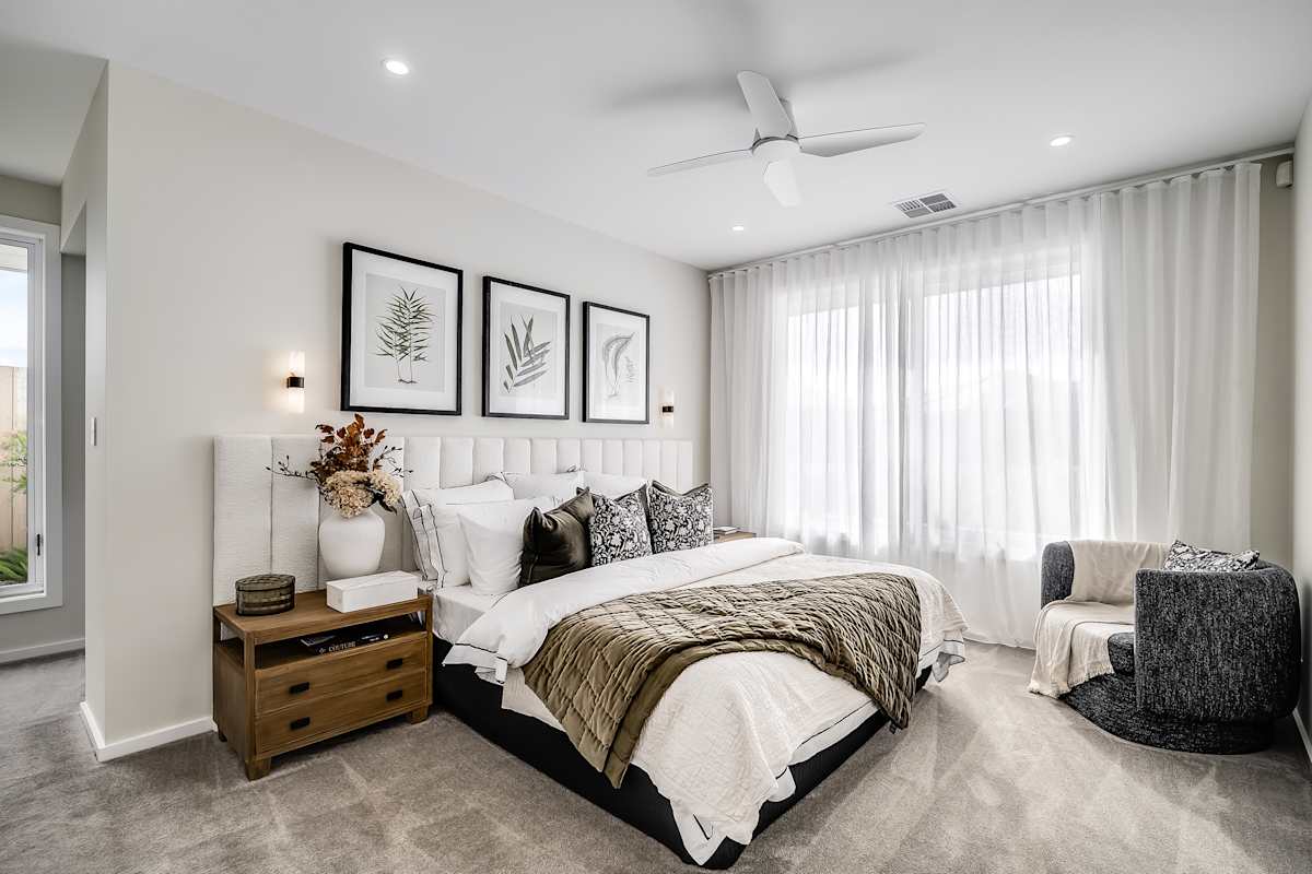 Balhannah Executive house design Main Bedroom in Contempo Style