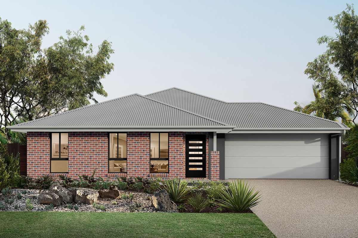 Aspire Four house design with Serenity facade in Urban Industrial Style