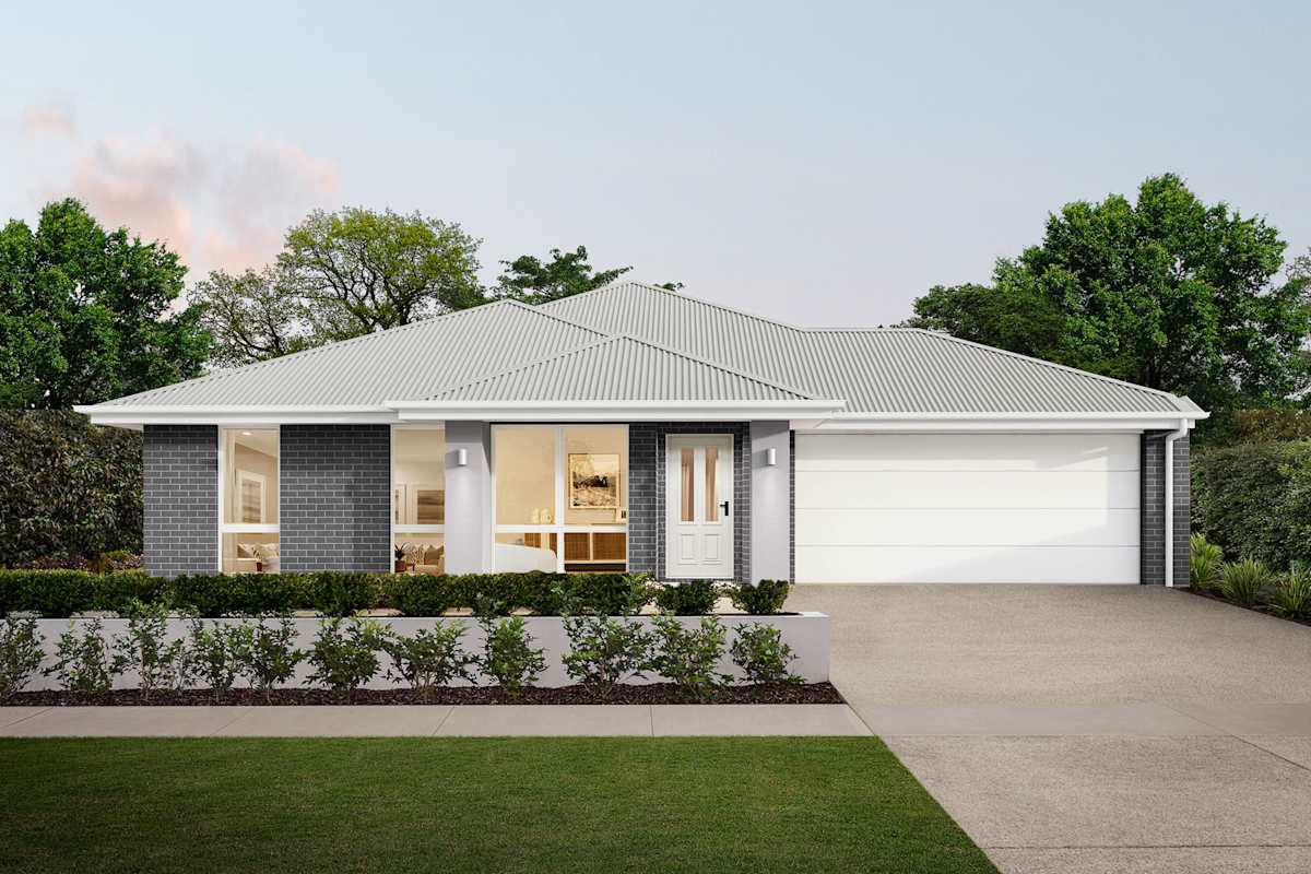 Aspire Two house design with Abode facade in Classic Hamptons style