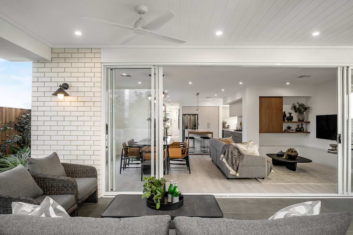 Cumberland 38 house design alfresco in Contempo style
