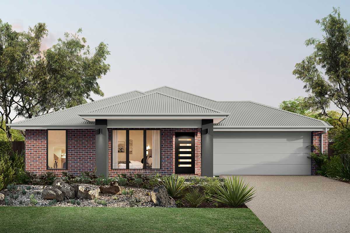 Mist Four house design with Retreat facade in Urban Industrial style