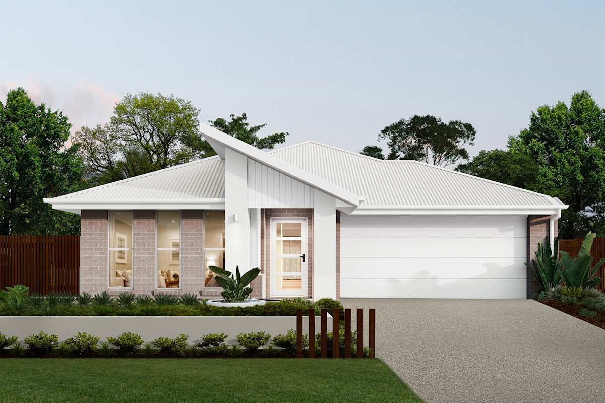 Dawn One house design with Escape facade in Contempo Modern style