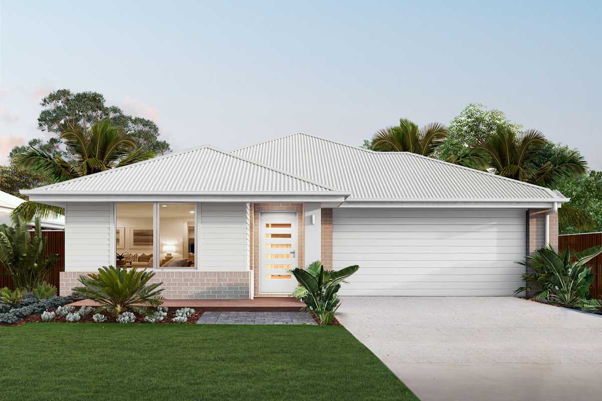 Dawn One house design with Sanctuary facade in Coastal Modern style