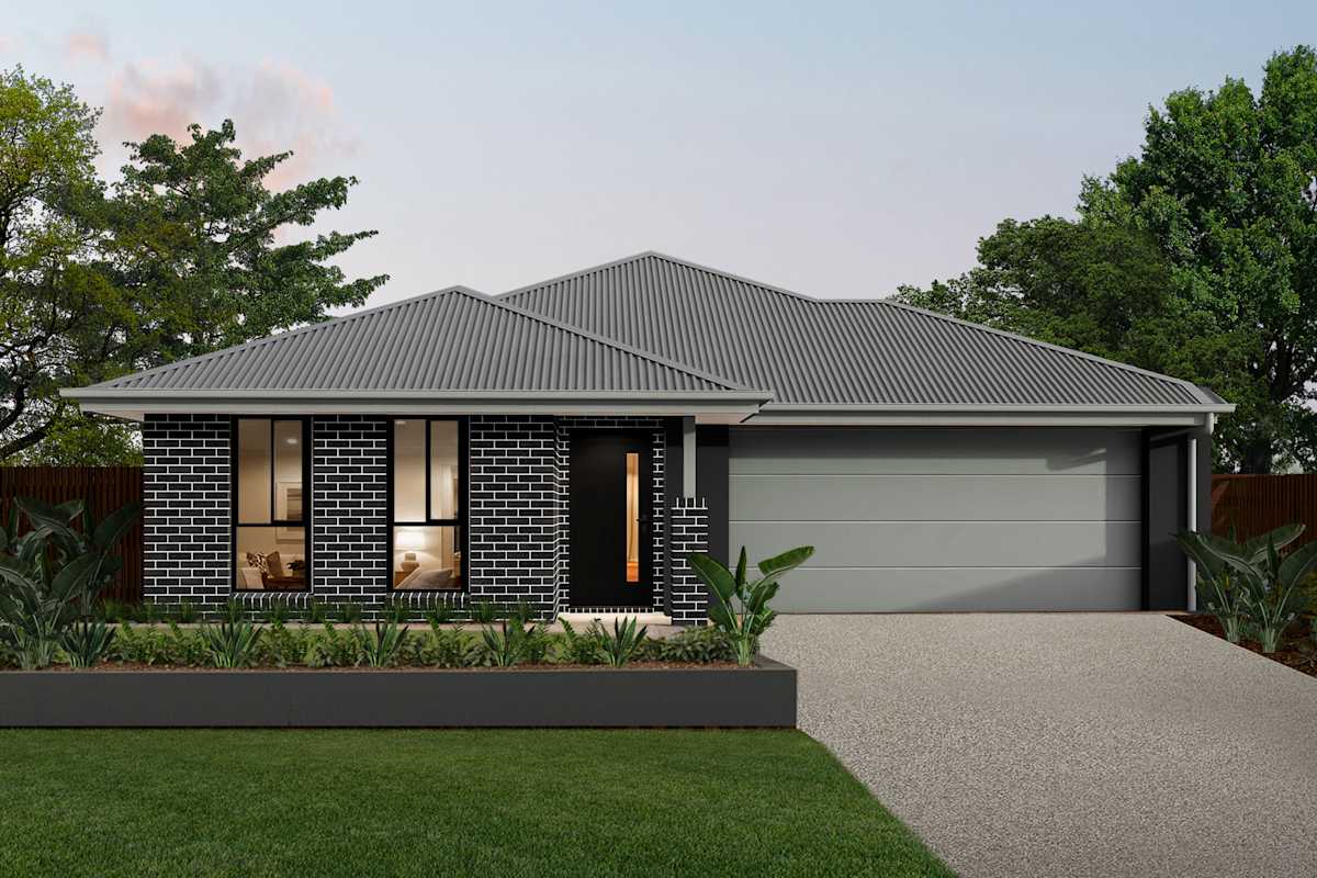 Dawn One house design with Serenity facade in Luxe Glamour style