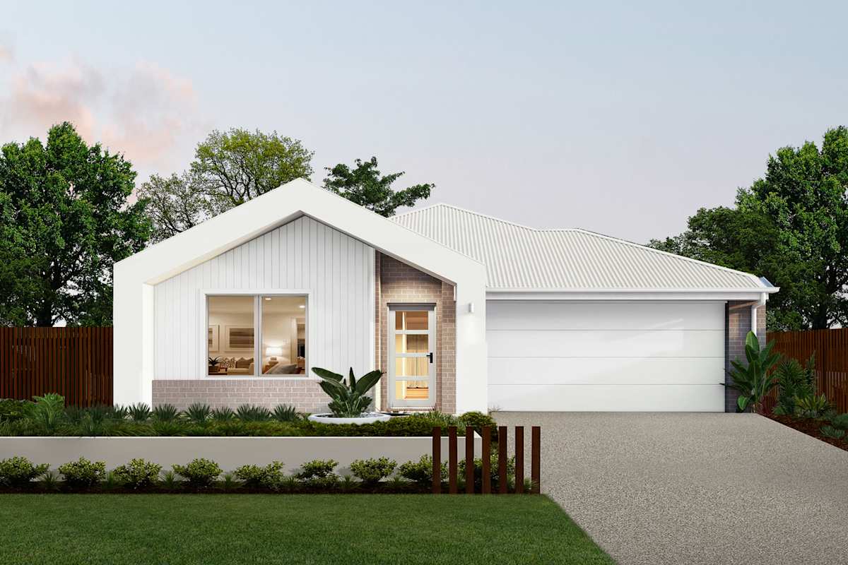 Dawn Two house design with Freedom facade in Contempo Modern style