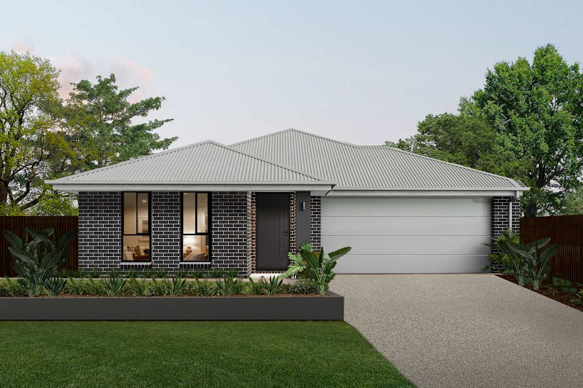 Dawn Three house design with Classic facade in Luxe Glamour style