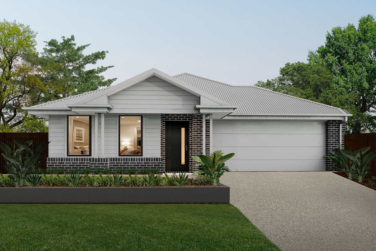 Dawn Three house design with Oasis facade in Luxe Glamour style