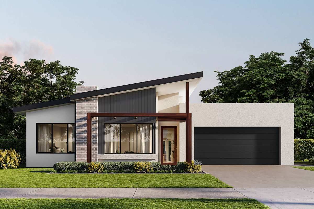 Gilberton 26 house design with Urban facade