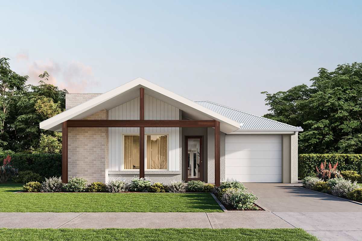 Loxton 21 house design with Scandinavian facade