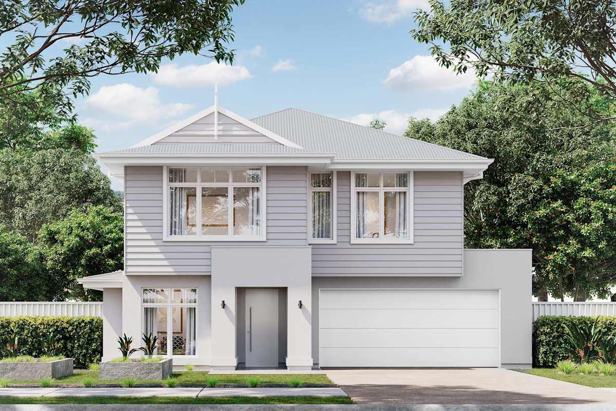 Hartley House Design with Hamptons Facade