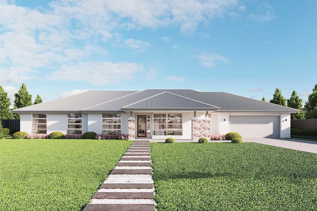 Bridgewater Executive house design with Contemporary facade