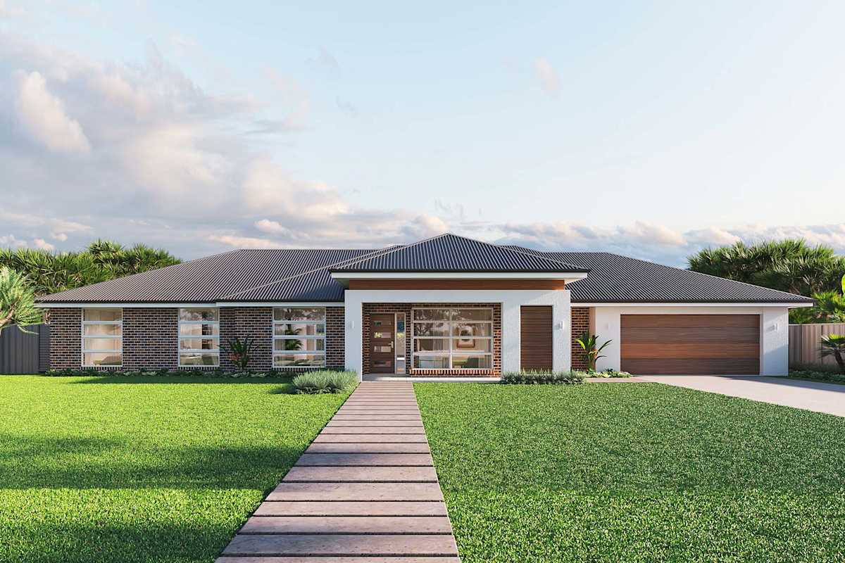 Bridgewater Executive house design with Resort facade