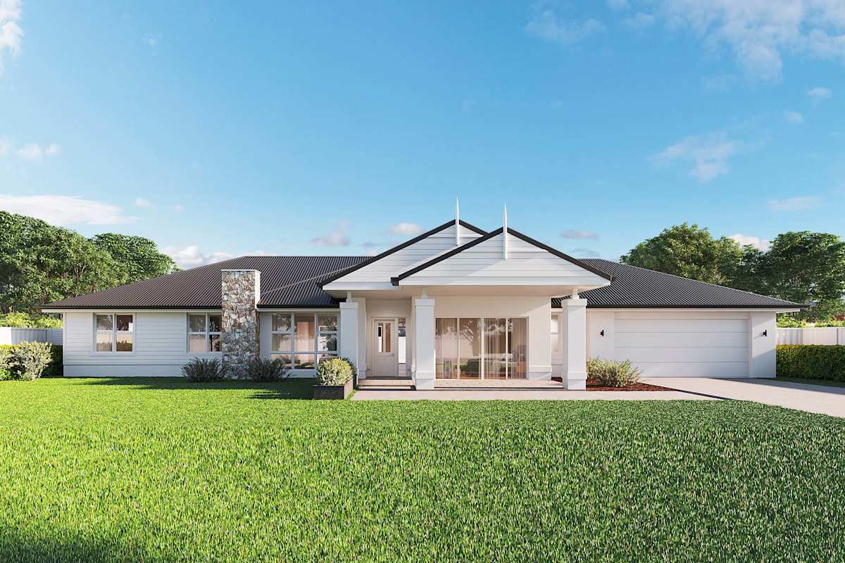Bridgewater Executive house design with Country facade