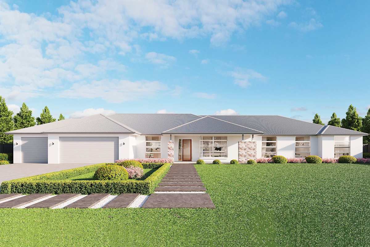 Inglewood Executive Lodge house design with Contemporary facade