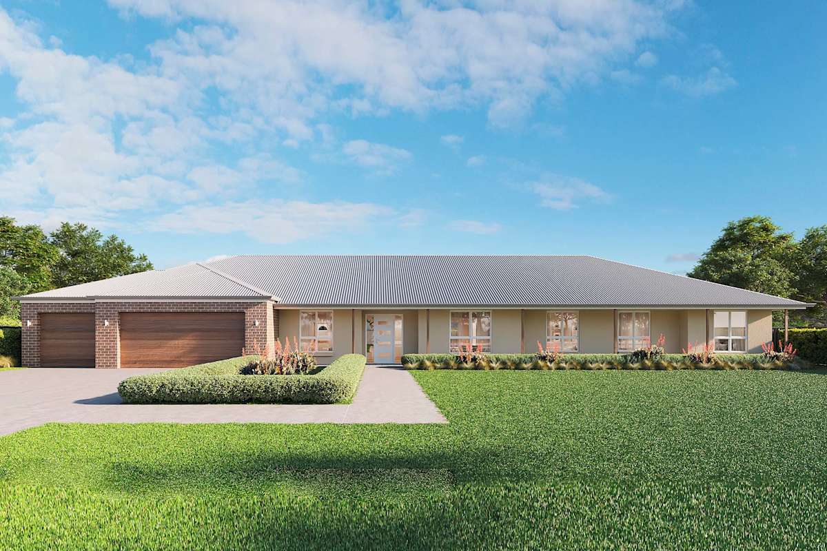 Inglewood Executive Lodge house design with Classic facade