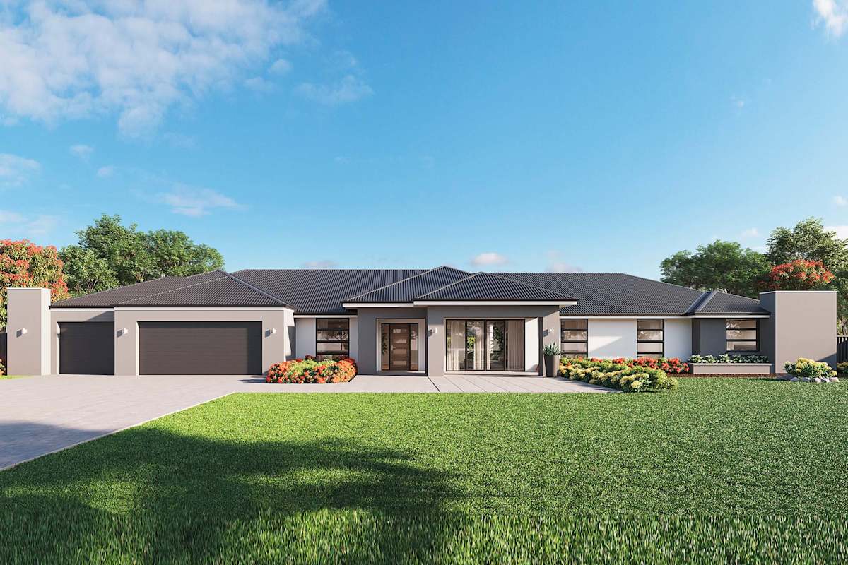 Inglewood Executive Manor house design with Sovereign facade