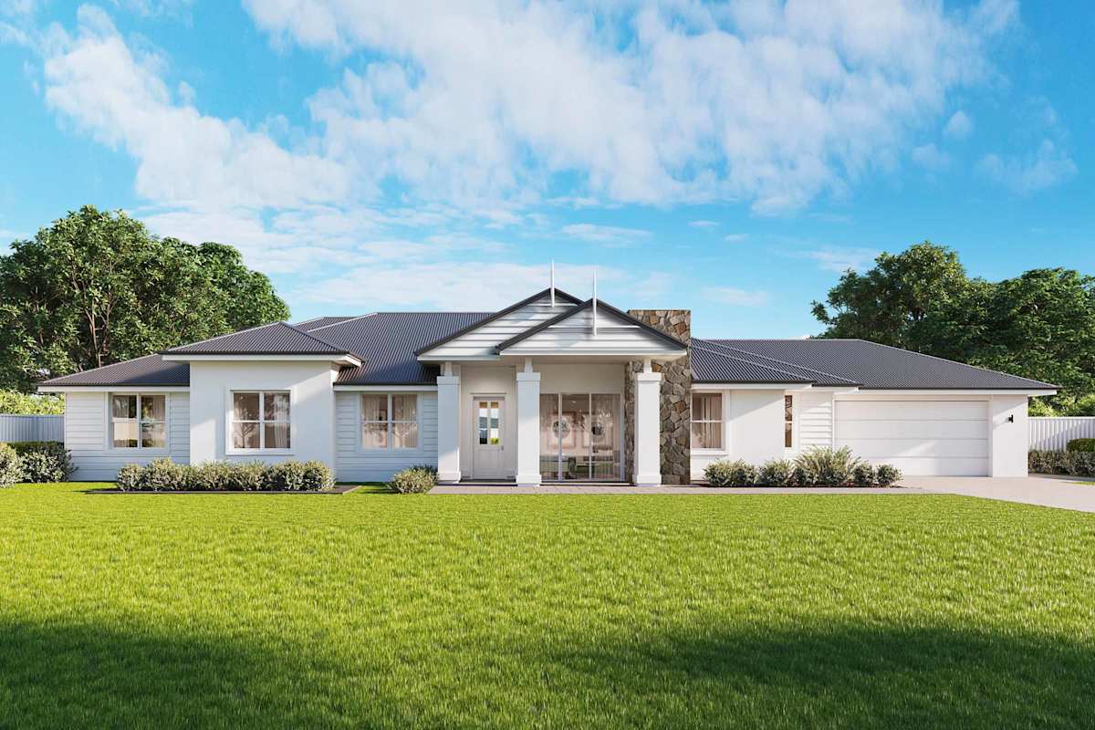 Riverglen Classic house design with Country Facade