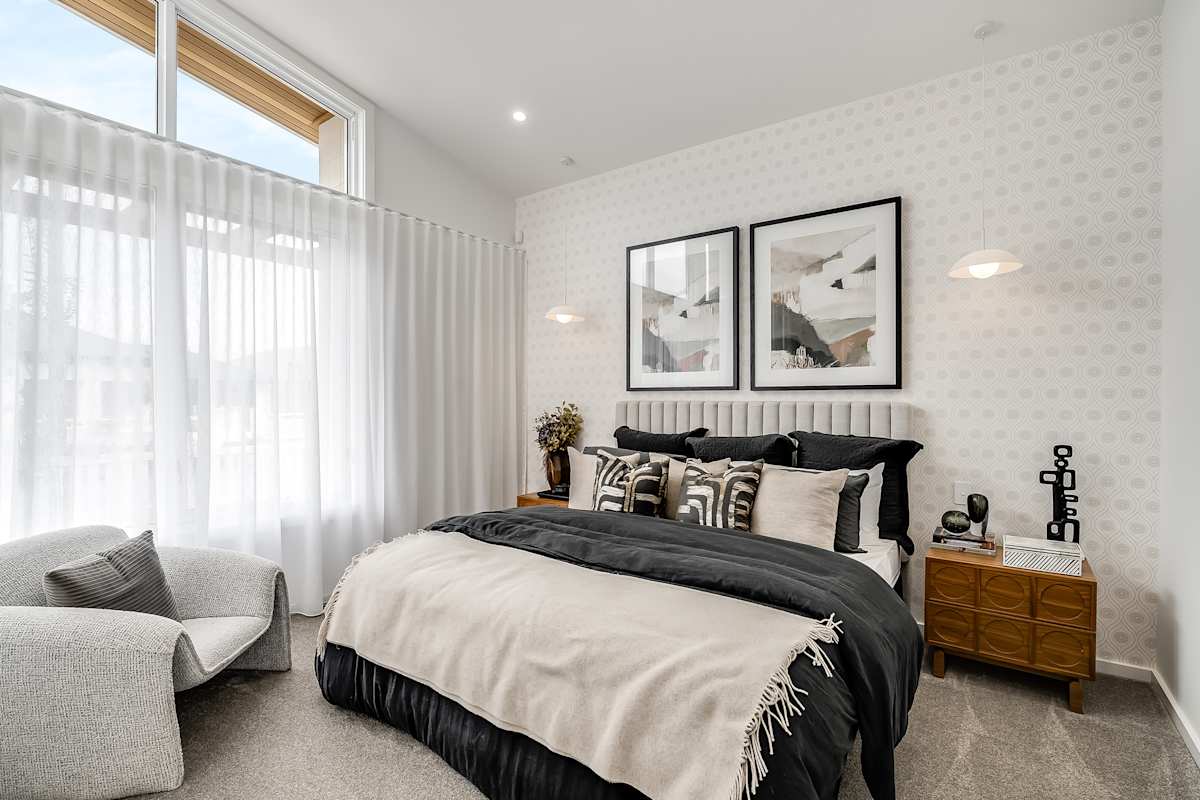 Parkside 27 house design bedroom in Contempo style