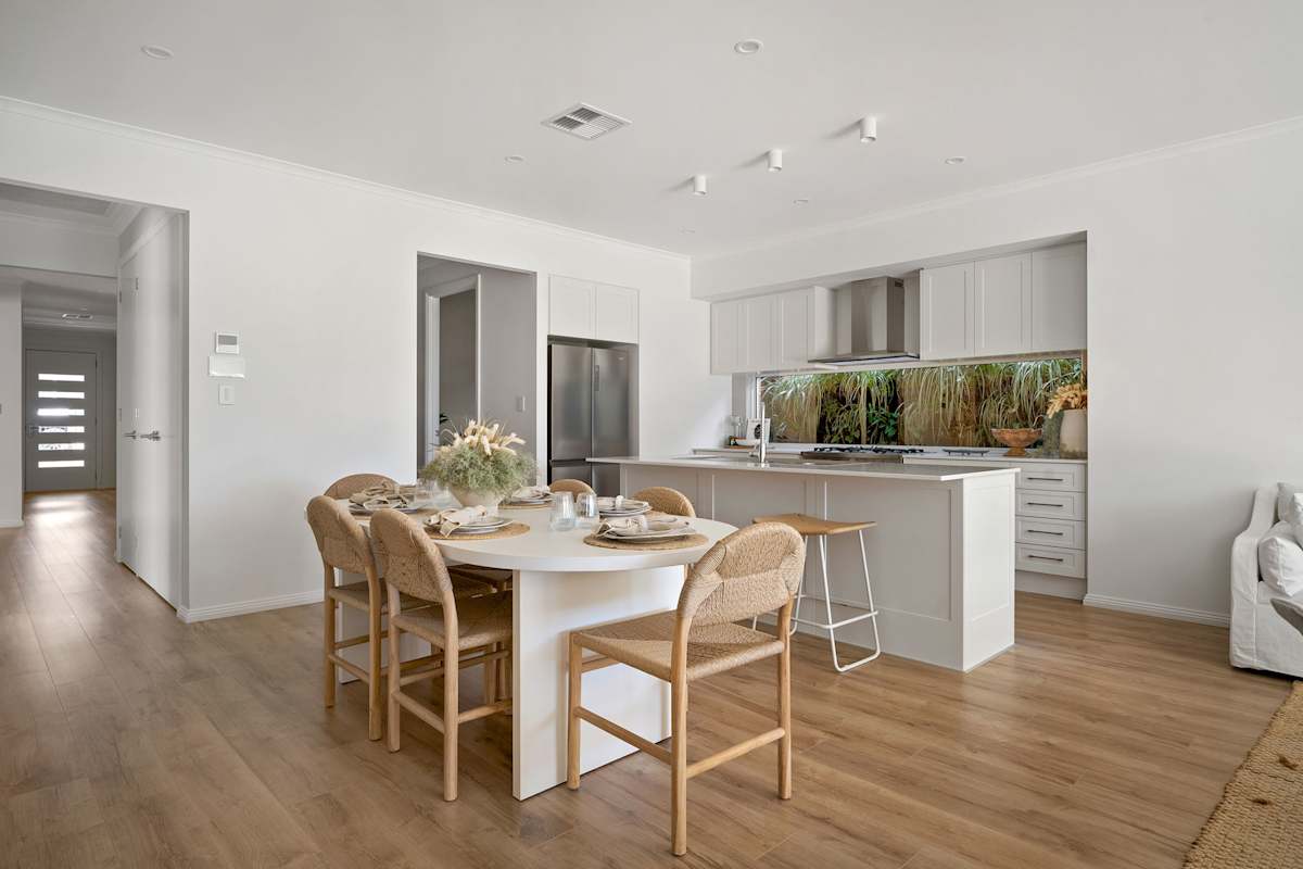 Eclipse Four house design Dining Detail in Coastal style