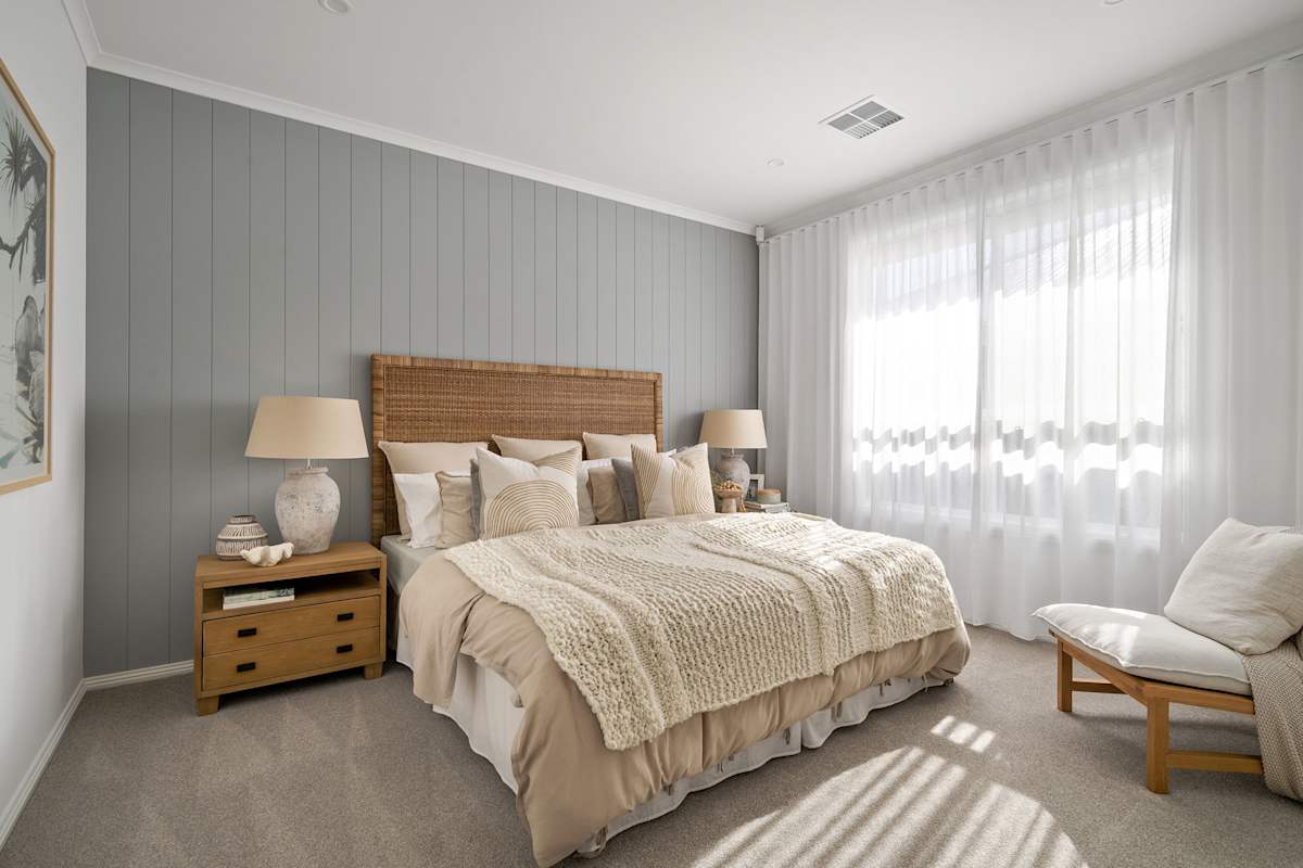 Eclipse Four house design Main Bedroom in Coastal style