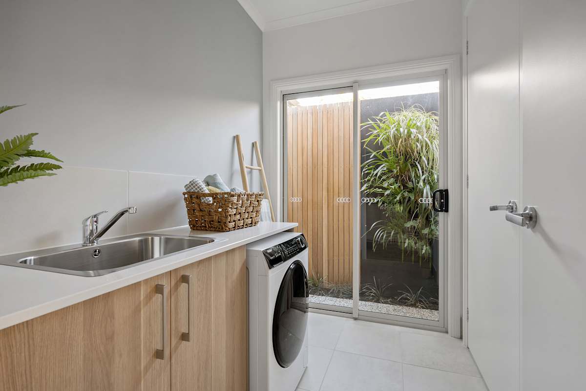 Eclipse Four house design laundry in Coastal style