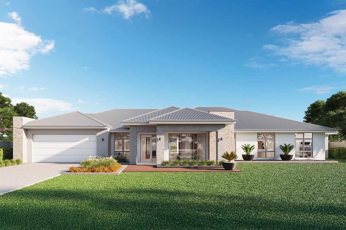 Lenswood Grande house design with Savanna facade