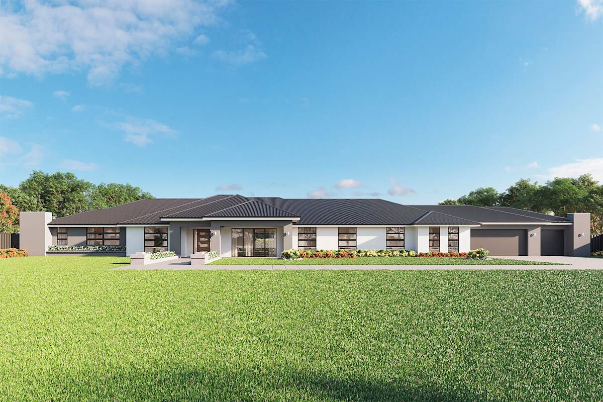 Houghton Grande Manor house design with Sovereign facade