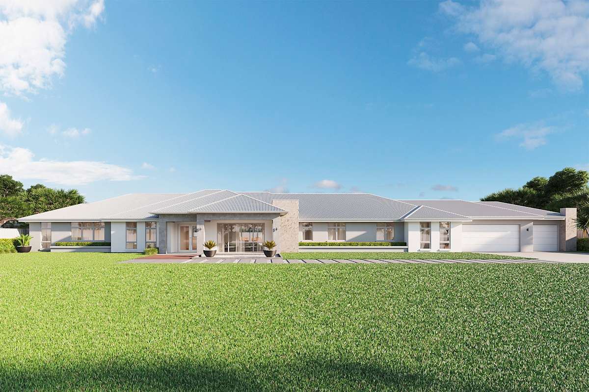 Houghton Grande Manor house design with Savanna facade