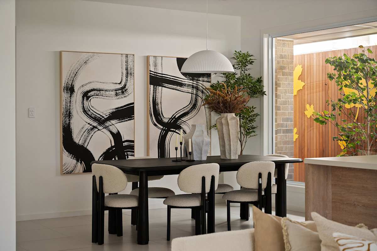 Gilberton 25 house design dining in Contempo style