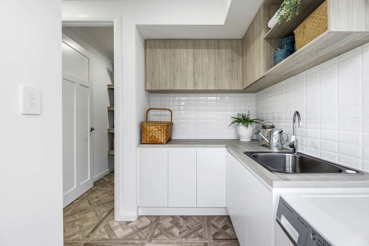 Leabrook 31 house design laundry in Classic style