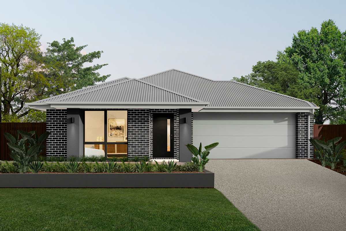 Luna Four house design with Abode facade in Luxe Glamour style