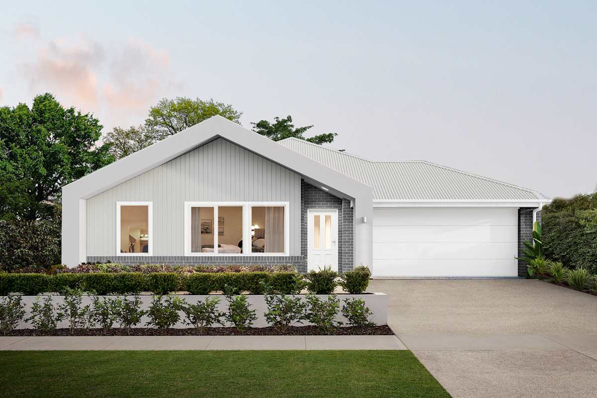 Dune Four house design Freedom facade in Classic Hamptons style