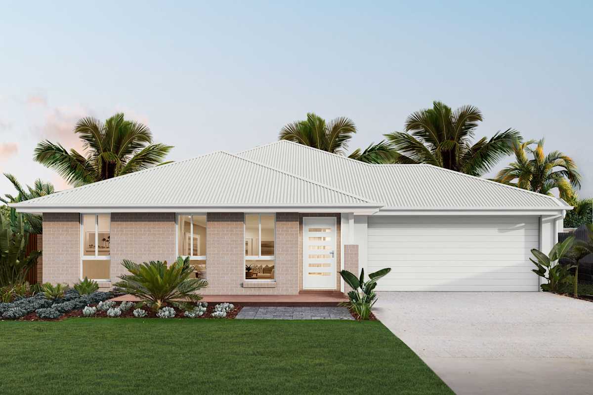 Dune Four house design Serenity facade in Coastal Modern style