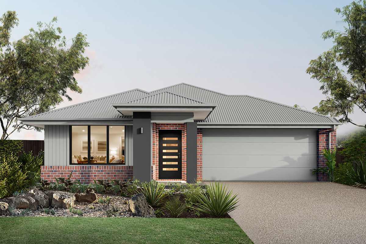 Dawn Four house design Haven Facade in Urban Industrial style