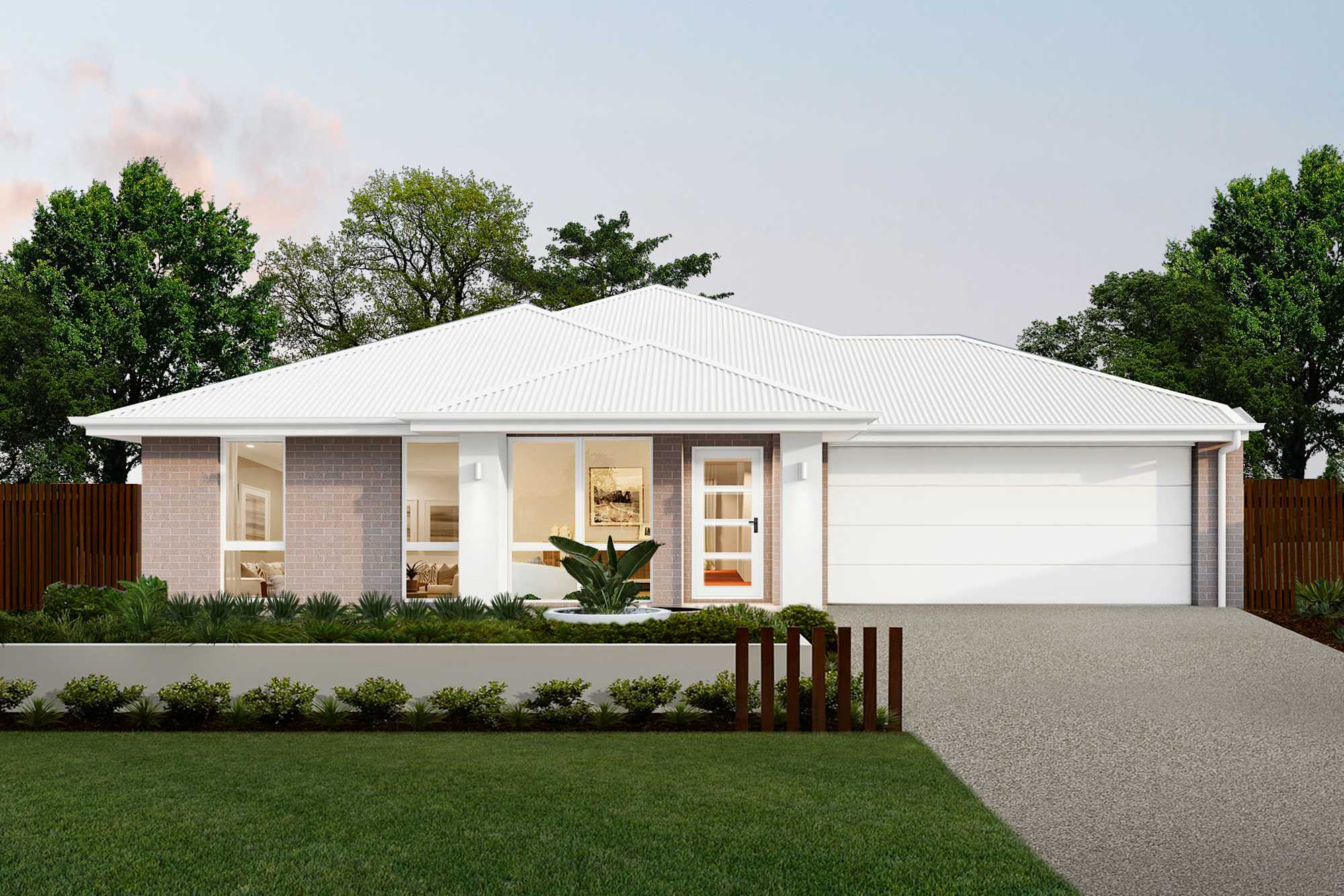 Aspire Two house design with Abode facade in Contempo Modern style