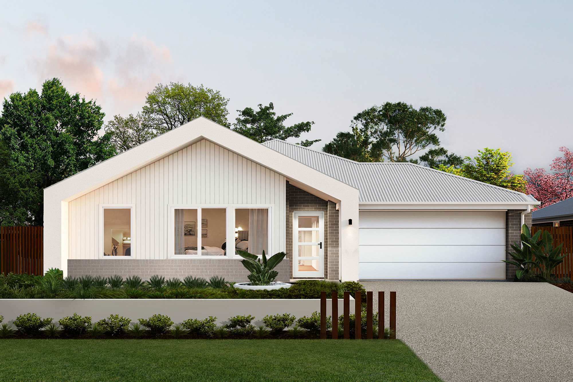 Aspire Two house design with Freedom facade in Contempo Modern style