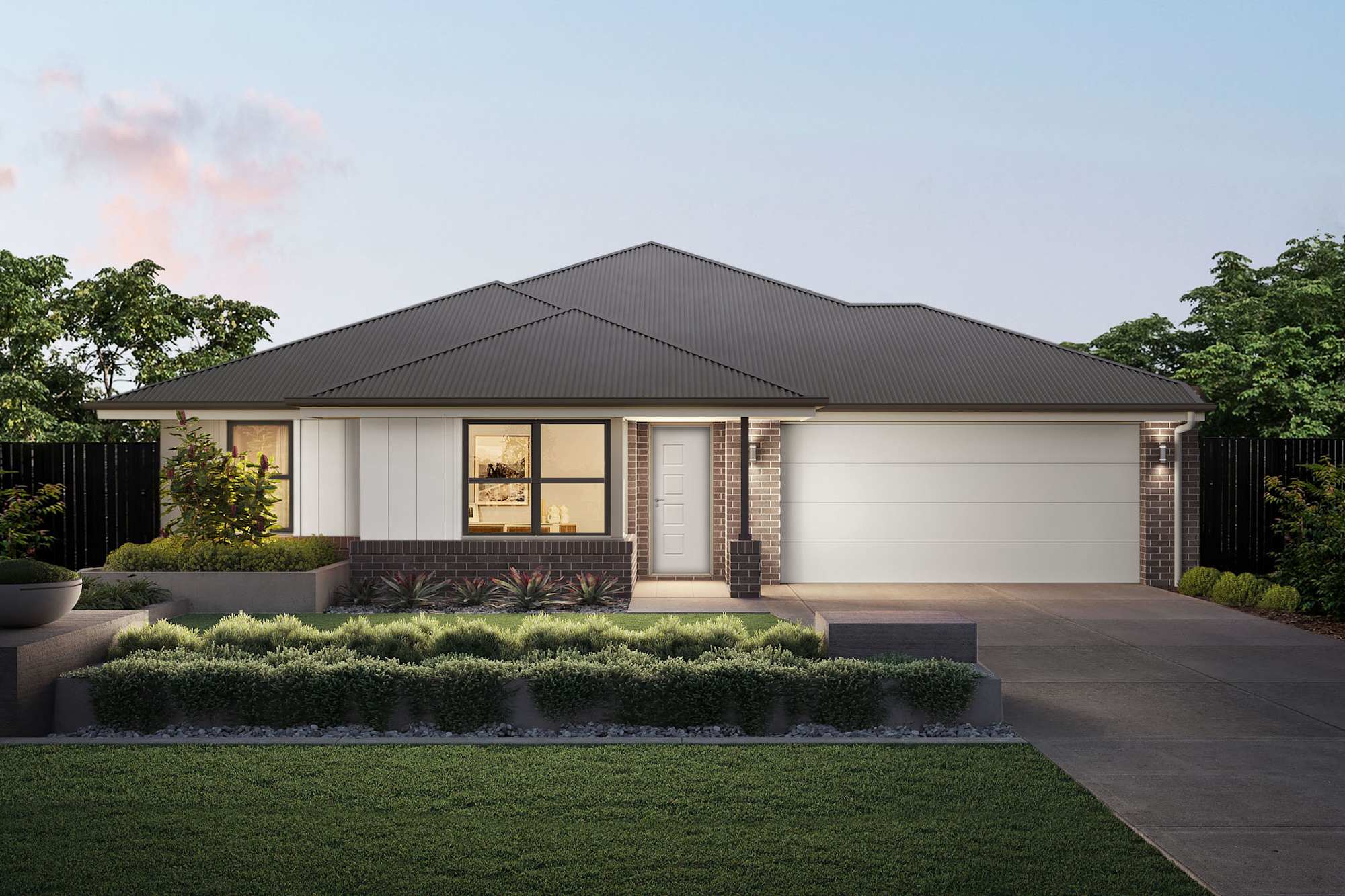 Erindale 22 house design with Country facade