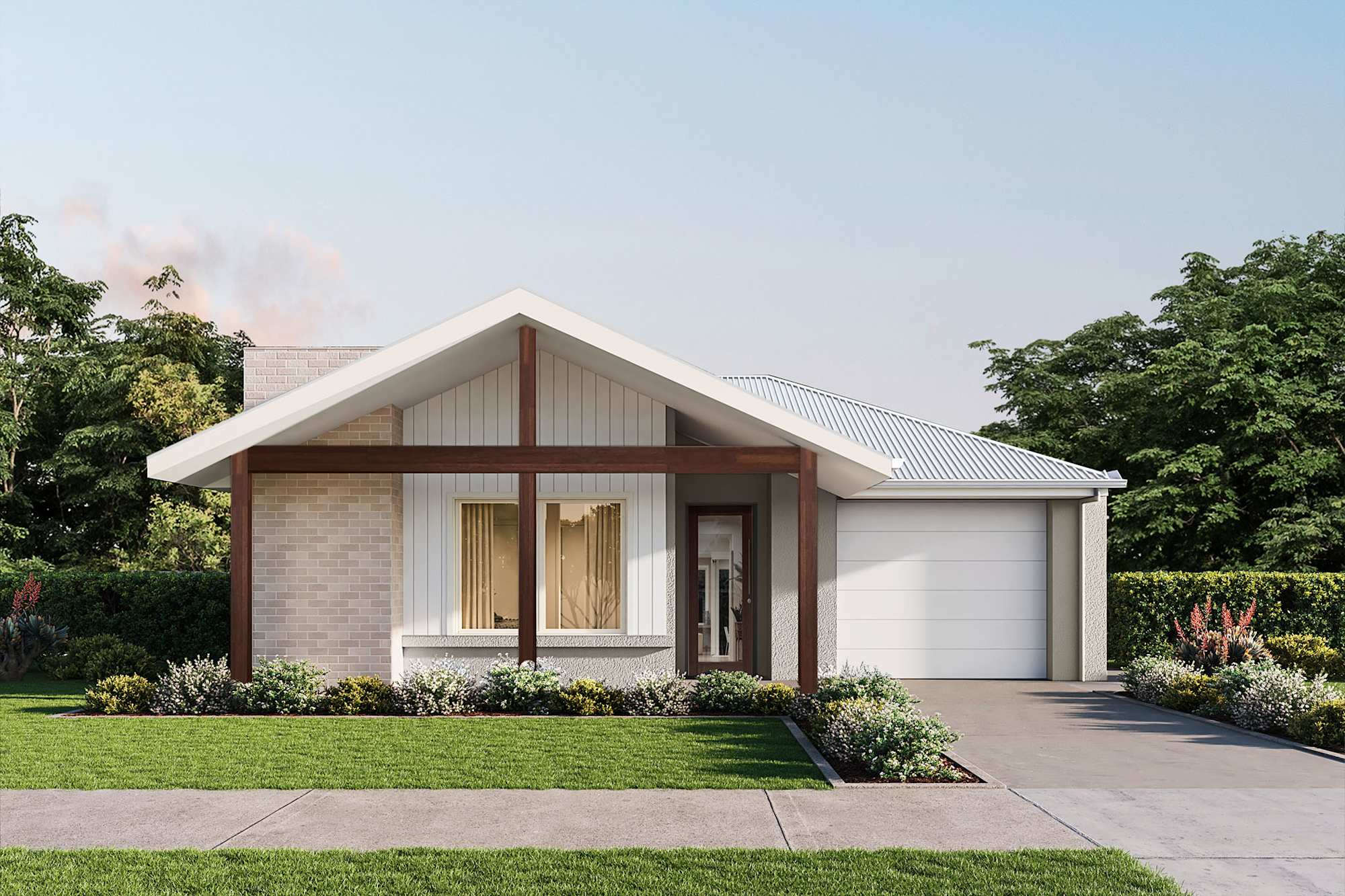 Osborne 21 house design with Scandinavian Facade
