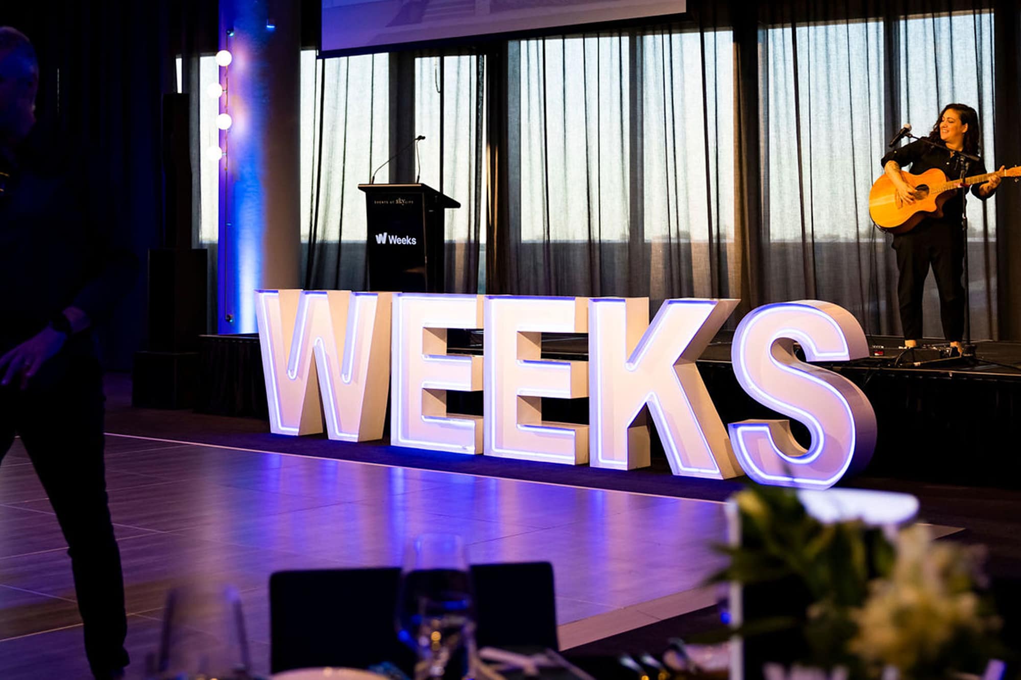 giant weeks light up letters