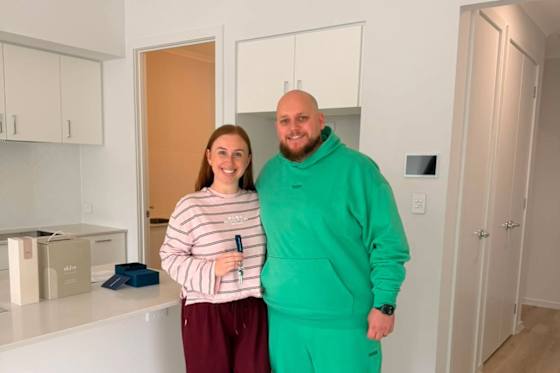 Customer build journey - Kelly and Tom